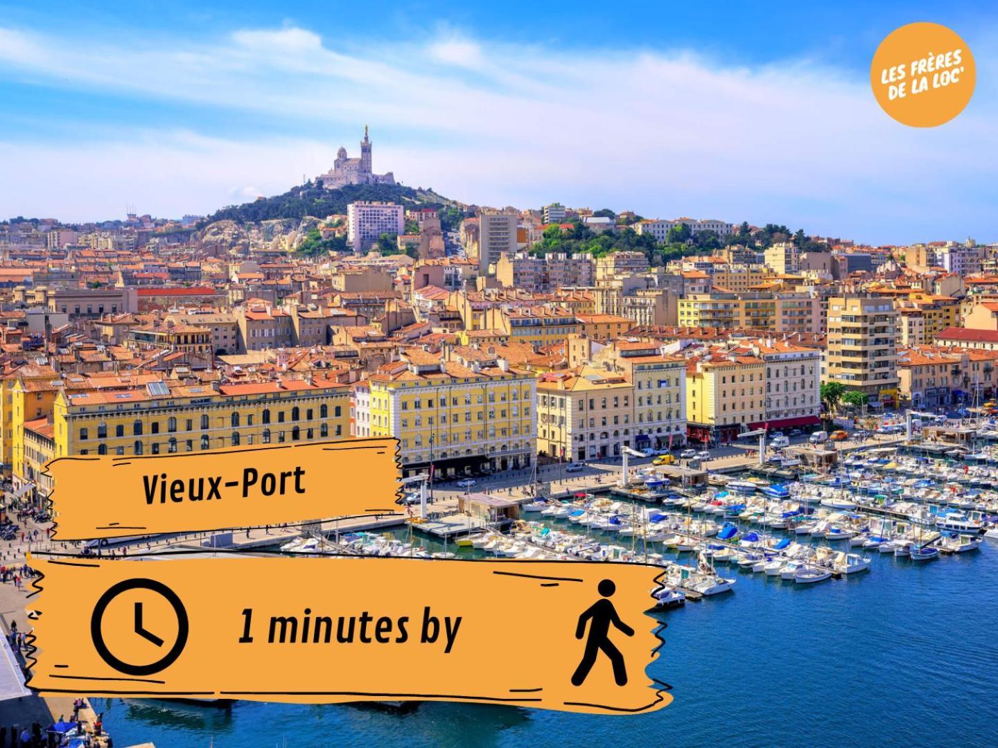 La Merveille Du Port - Spacieux & Lumineux - Les Freres De La Loc' Marseille Extérieur photo